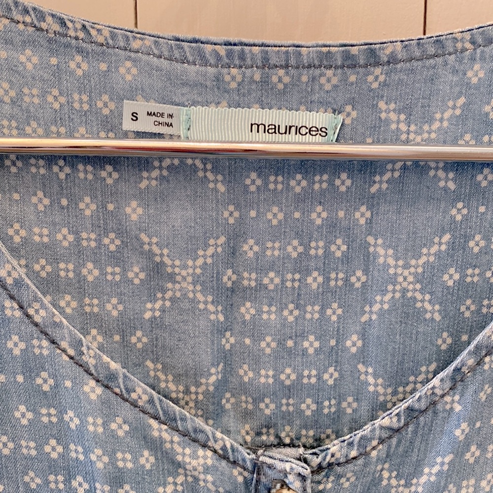 Soft denim dress - Picture 5 of 6